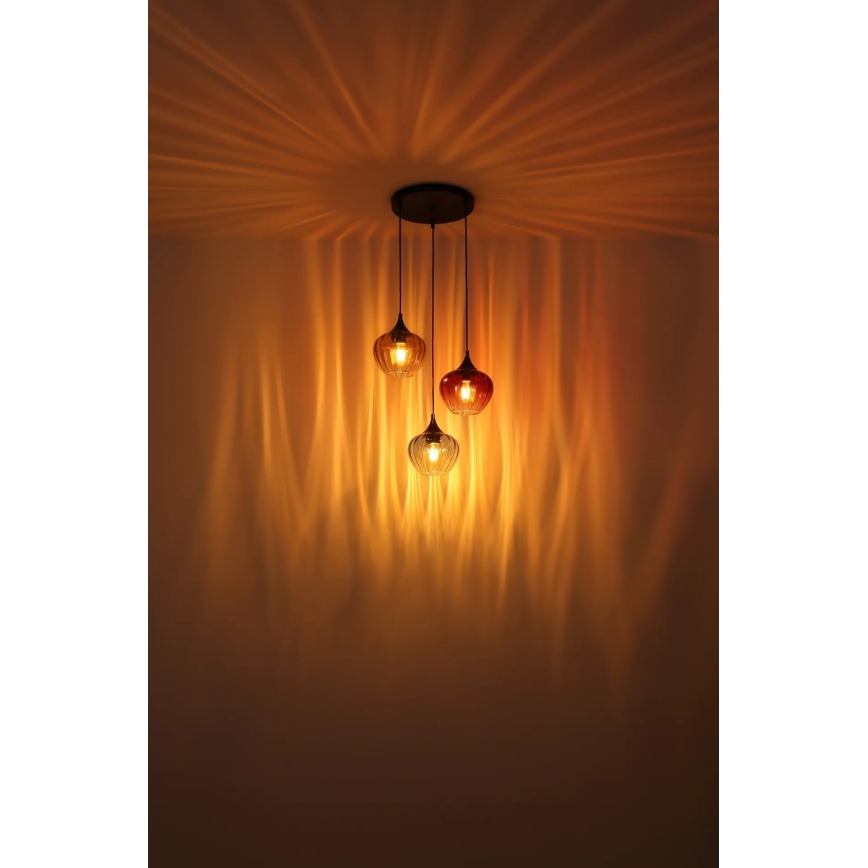 Globo - Luster na sajli 3xE27/60W/230V