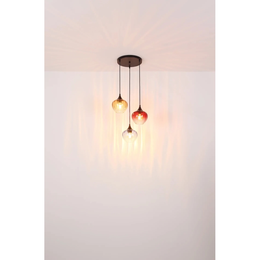 Globo - Luster na sajli 3xE27/60W/230V