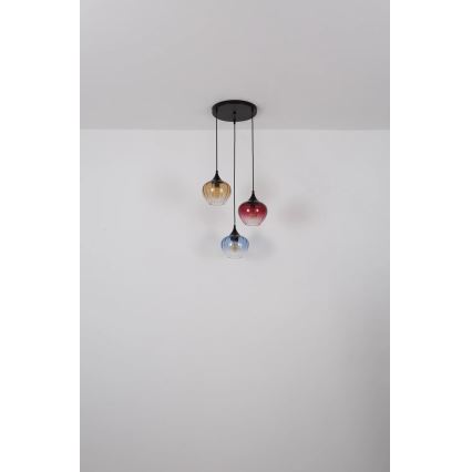 Globo - Luster na sajli 3xE27/60W/230V