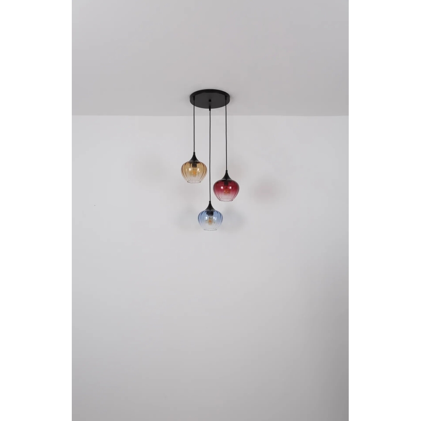 Globo - Luster na sajli 3xE27/60W/230V