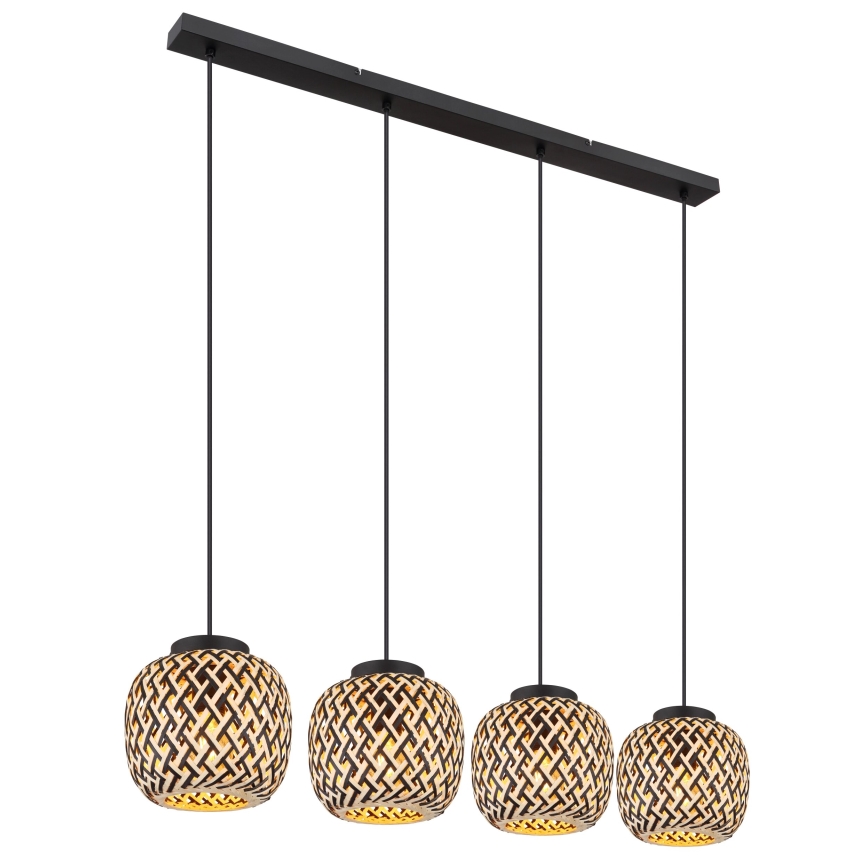 Globo 15766-4H - Luster na sajli COLLY 4xE27/15W/230V