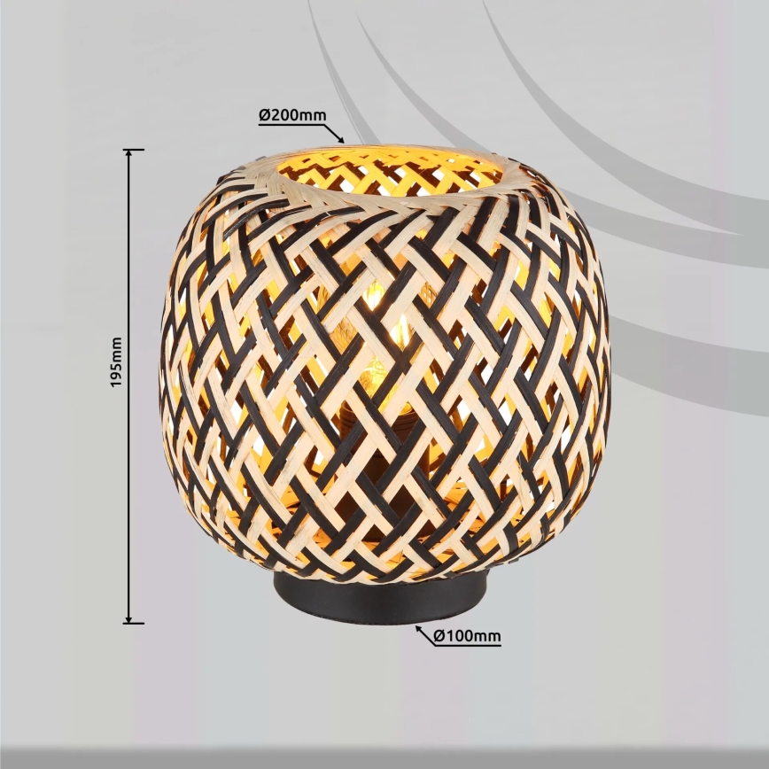 Globo 15766T - Stona lampa COLLY 1xE27/15W/230V