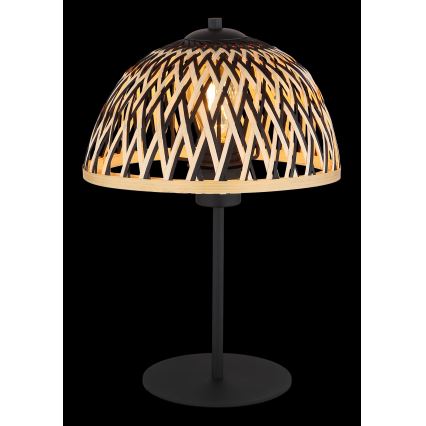 Globo - Stona lampa 1xE27/15W/230V bambus