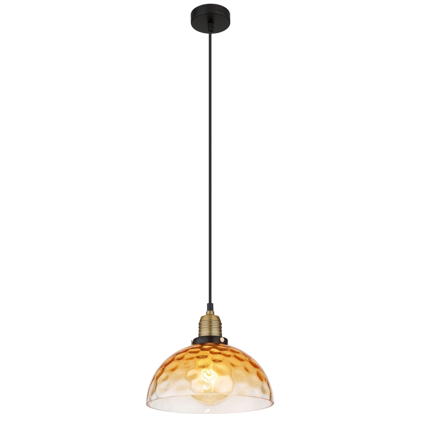 Globo - Luster na sajli 1xE27/60W/230V pr. 25 cm narandžasta