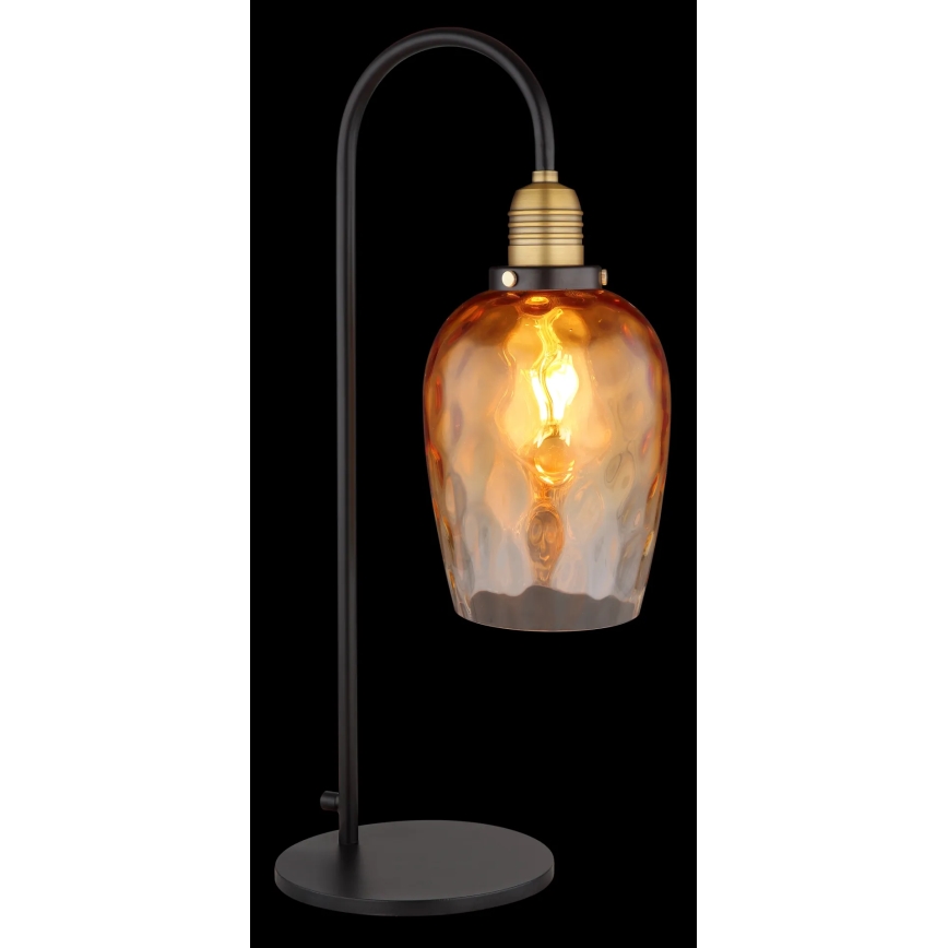 Globo - Stona lampa 1xE27/60W/230V narandžasta