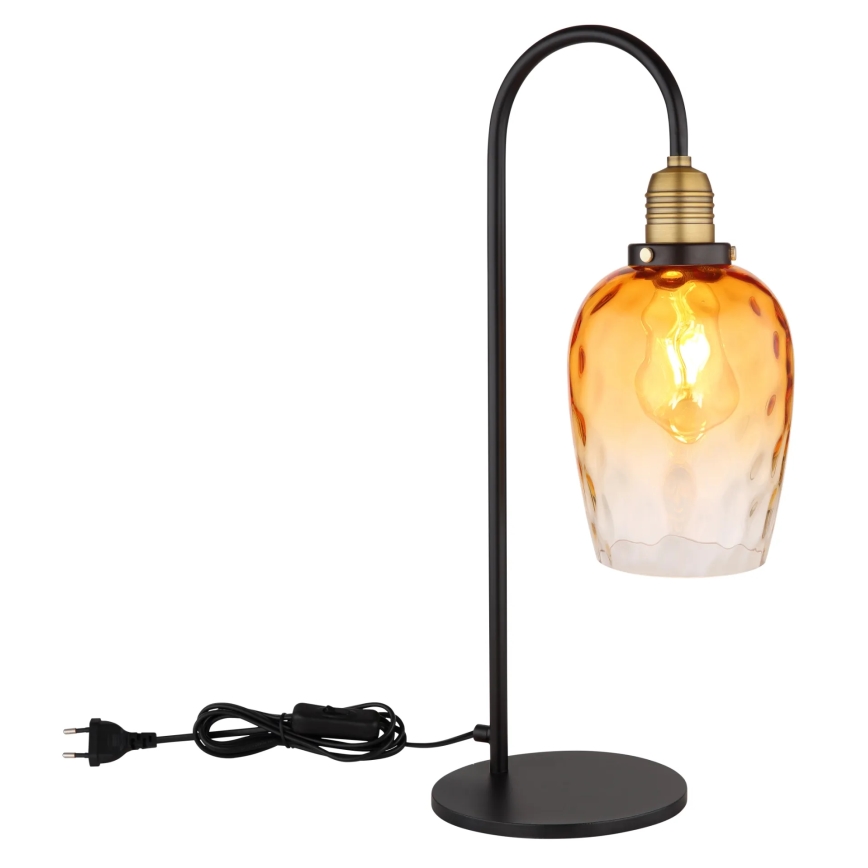 Globo - Stona lampa 1xE27/60W/230V narandžasta