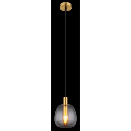 Globo - Luster na sajli 1xE14/40W/230V pr. 16 cm mesing