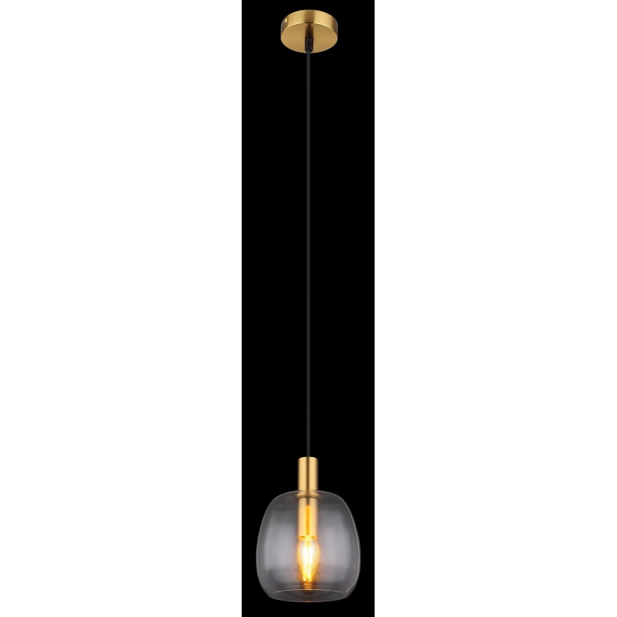Globo - Luster na sajli 1xE14/40W/230V pr. 16 cm mesing