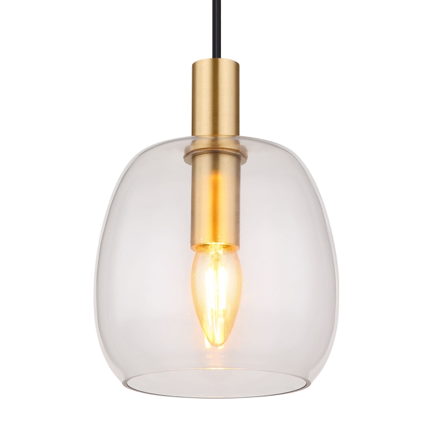 Globo - Luster na sajli 1xE14/40W/230V pr. 16 cm mesing
