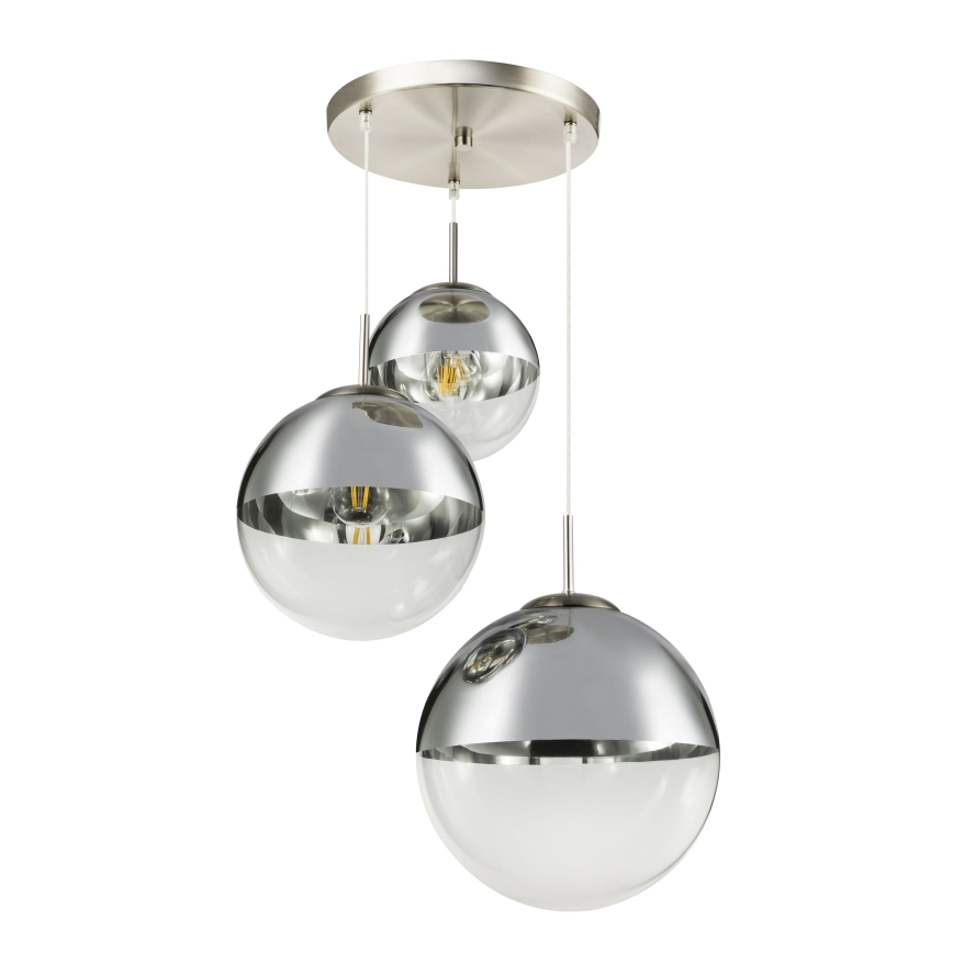 Globo - Luster na sajli 3xE27/40W/230V pr. 51 cm