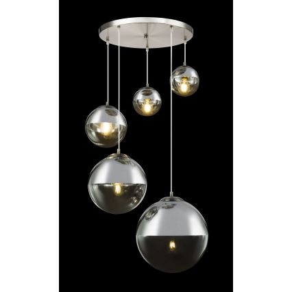 Globo - Luster na sajli 5xE27/60W/230V pr. 65 cm