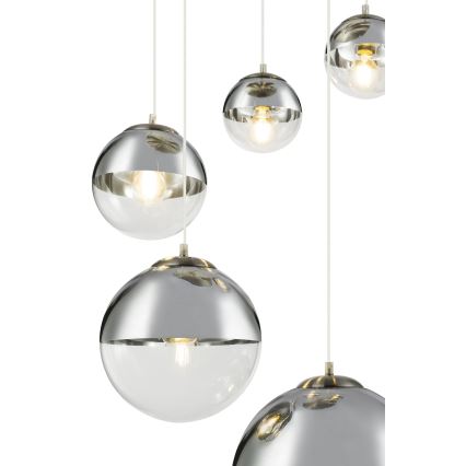 Globo - Luster na sajli 5xE27/60W/230V pr. 65 cm