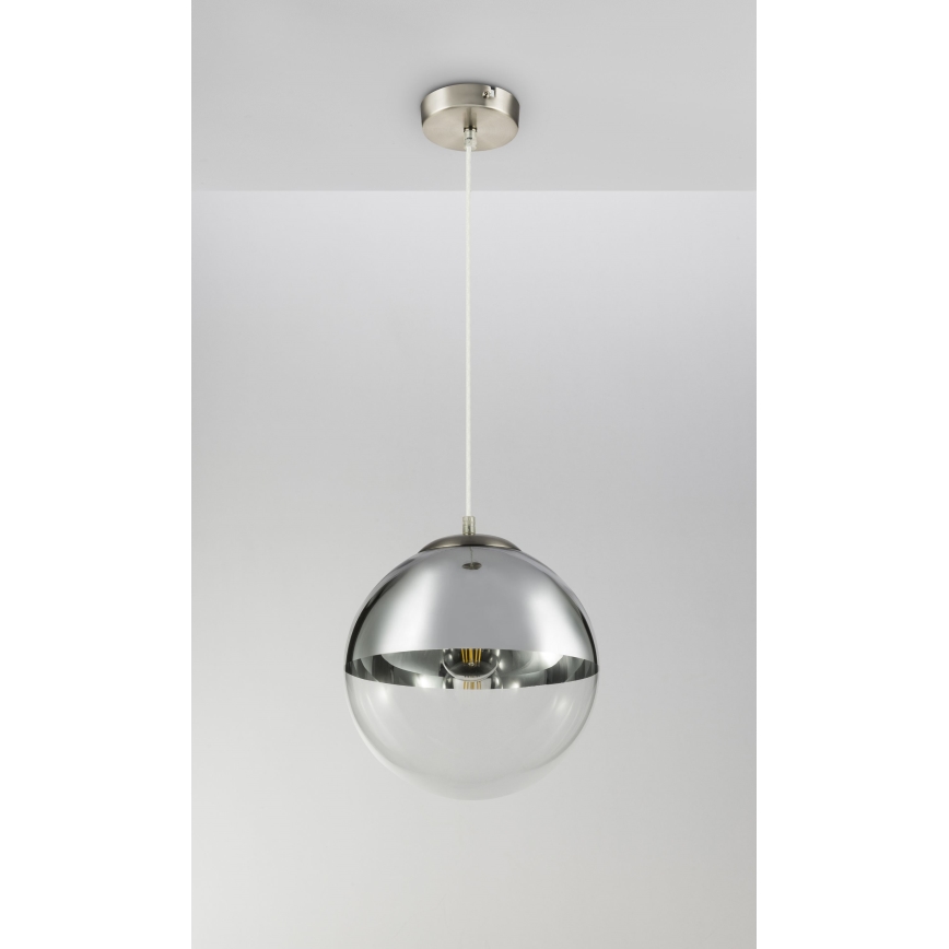 Globo - Luster na sajli 1xE27/40W/230V pr. 30 cm