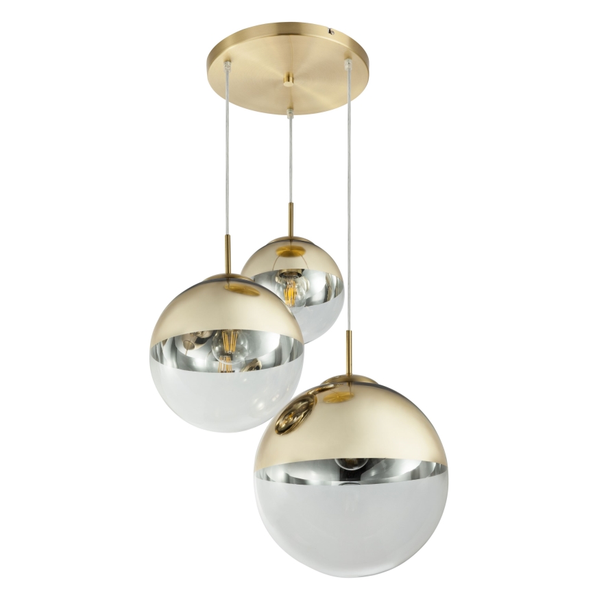 Globo - Luster na sajli 3xE27/40W/230V pr. 51 cm