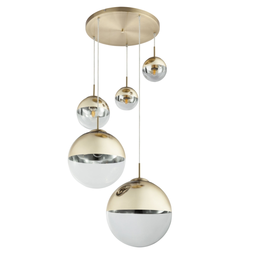 Globo - Luster na sajli 5xE27/40W/230V pr. 65 cm