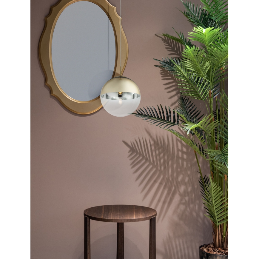 Globo - Luster na sajli 1xE27/40W/230V pr. 30 cm