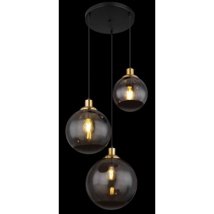 Globo - Luster na sajli 3xE27/40W/230V