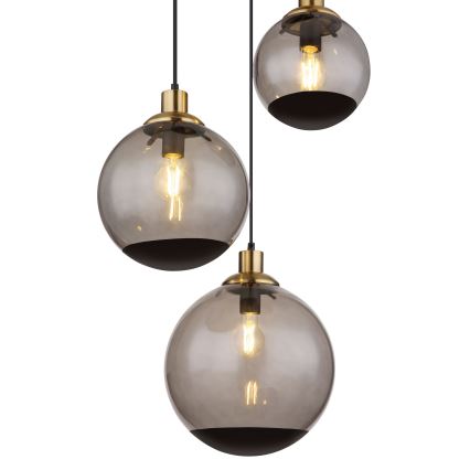 Globo - Luster na sajli 3xE27/40W/230V