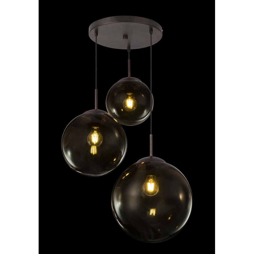 Globo - Luster na sajli 3xE27/40W/230V pr. 51 cm