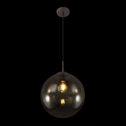 Globo - Luster na sajli 1xE27/40W/230V pr. 30 cm
