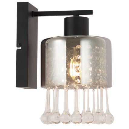 Globo - Zidna lampa 1xE27/60W/230V crno