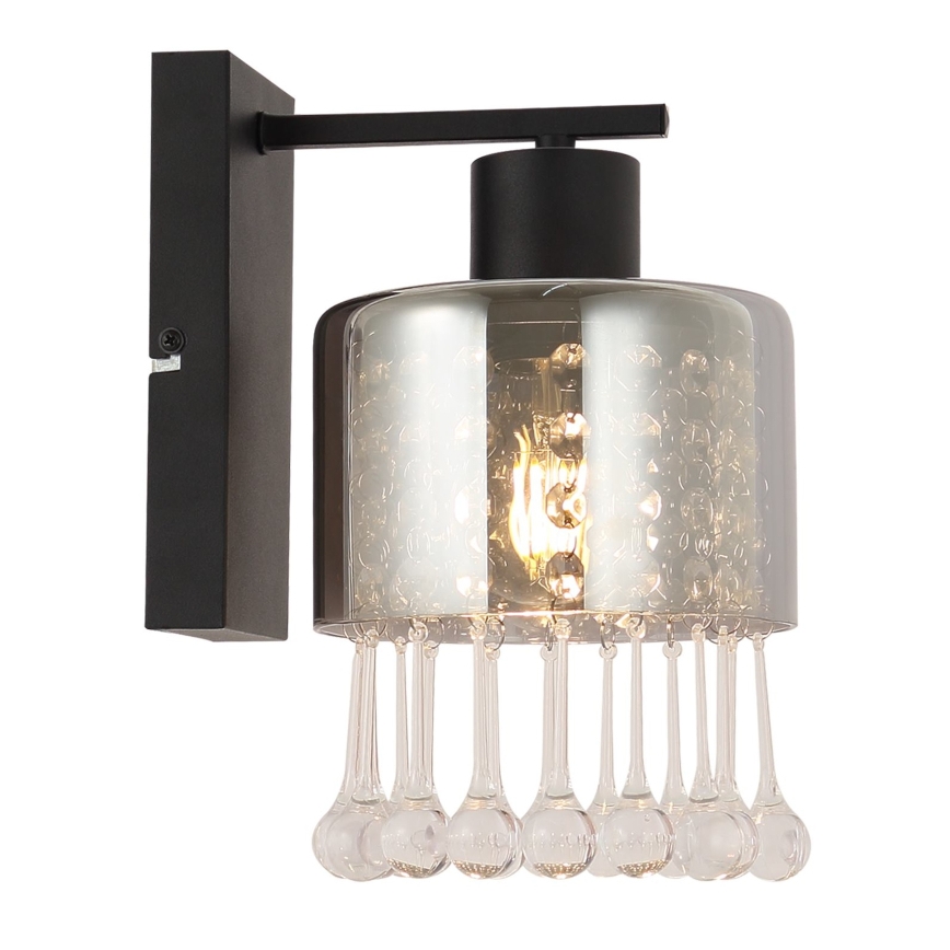 Globo - Zidna lampa 1xE27/60W/230V crno