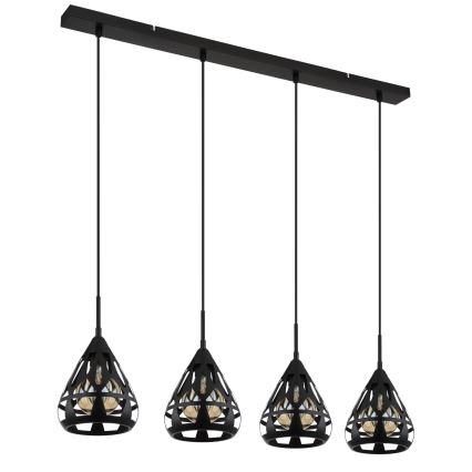 Globo - Luster na sajli 4xE27/40W/230V