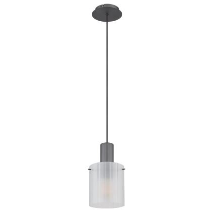 Globo - Luster na sajli 1xE27/40W/230V pr. 18 cm bela