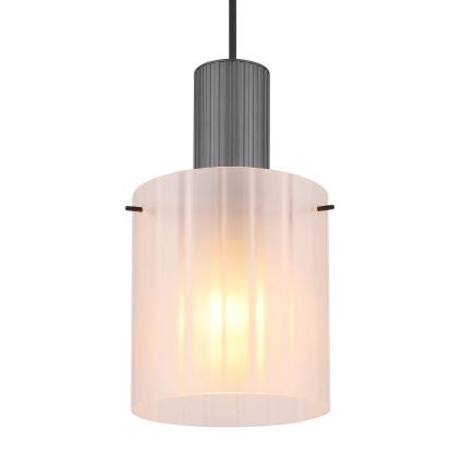 Globo - Luster na sajli 1xE27/40W/230V pr. 18 cm bela