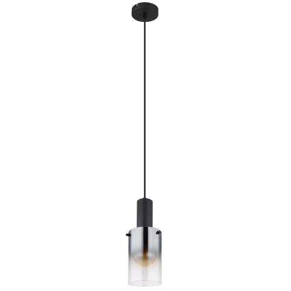 Globo - Luster na sajli 1xE27/40W/230V pr. 12,5 cm crno