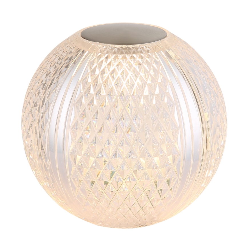 Globo - LED Prigušiva stona lampa na dodir LED/2W/5V 1200 mAh USB prozirna