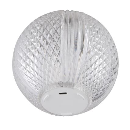 Globo - LED Prigušiva stona lampa na dodir LED/2W/5V 1200 mAh USB prozirna