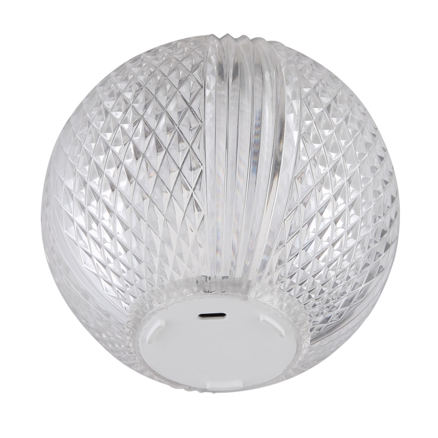 Globo - LED Prigušiva stona lampa na dodir LED/2W/5V 1200 mAh USB prozirna