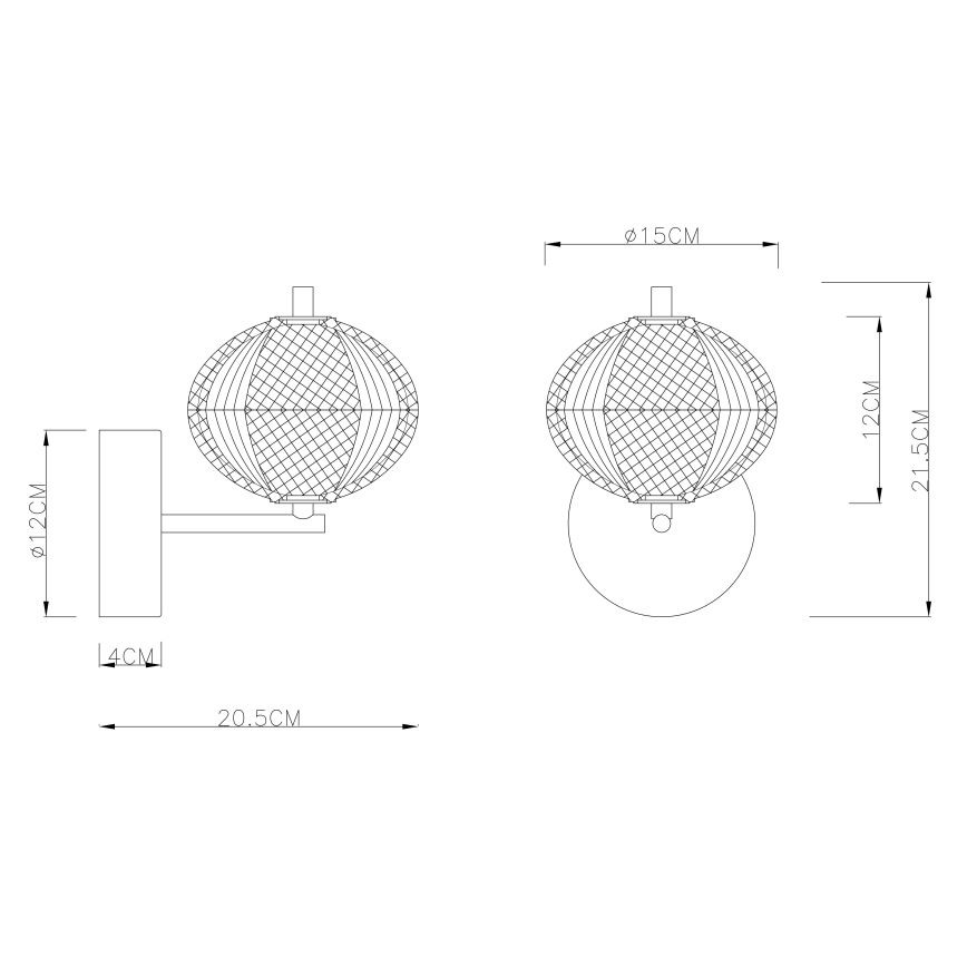 Globo - LED Zidna lampa LED/7W/230V 3000/4500/6500K