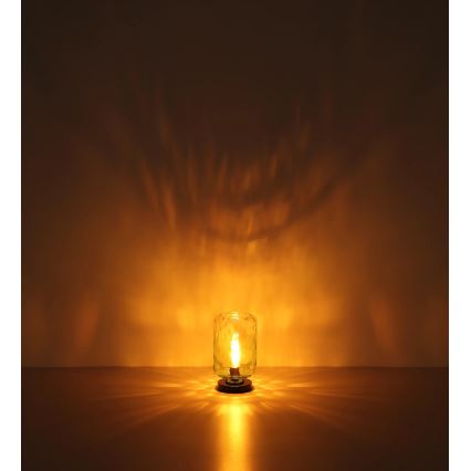Globo - Stona lampa 1xE27/60W/230V zelena