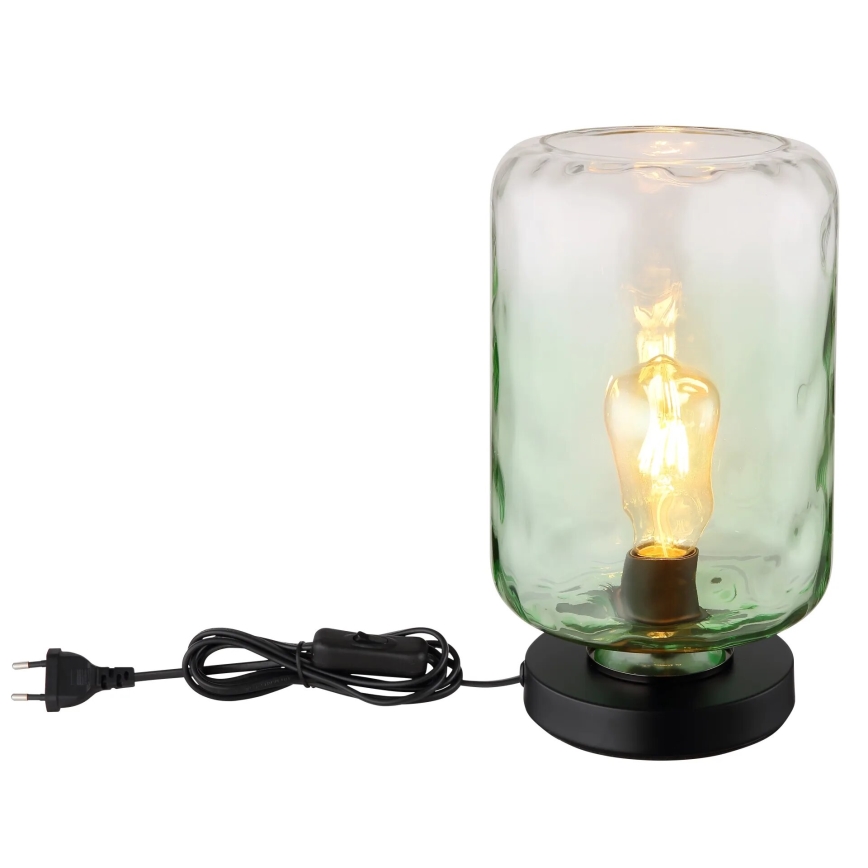 Globo - Stona lampa 1xE27/60W/230V zelena
