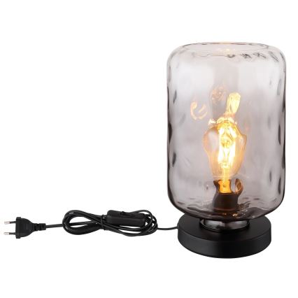 Globo - Stona lampa 1xE27/60W/230V sivo