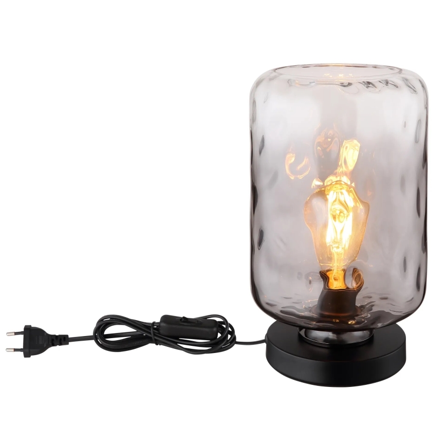 Globo - Stona lampa 1xE27/60W/230V sivo