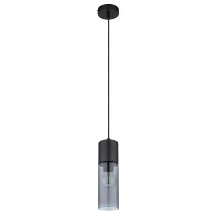 Globo - Luster na sajli 1xE27/25W/230V pr. 10,5 cm crno