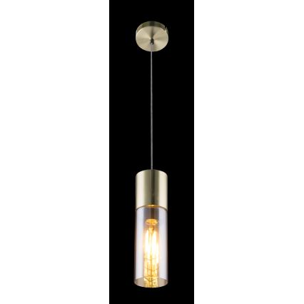 Globo - Luster na sajli 1xE27/25W/230V pr. 10,5 cm mesing