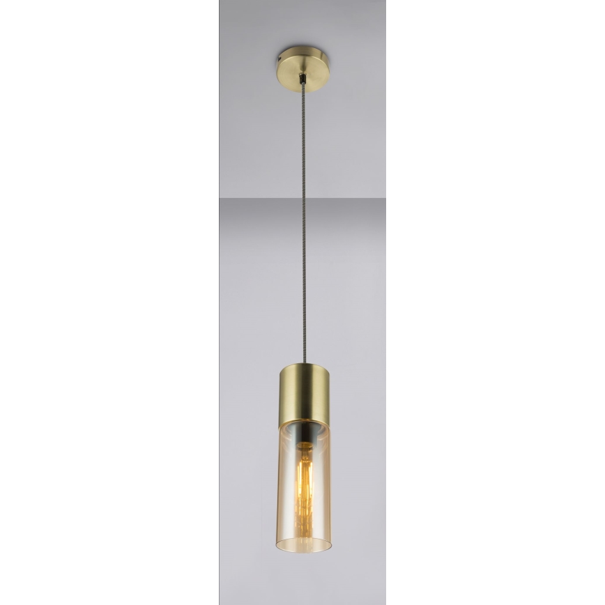 Globo - Luster na sajli 1xE27/25W/230V pr. 10,5 cm mesing