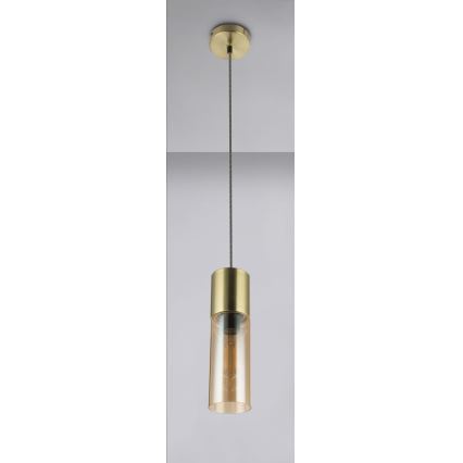 Globo - Luster na sajli 1xE27/25W/230V pr. 10,5 cm mesing