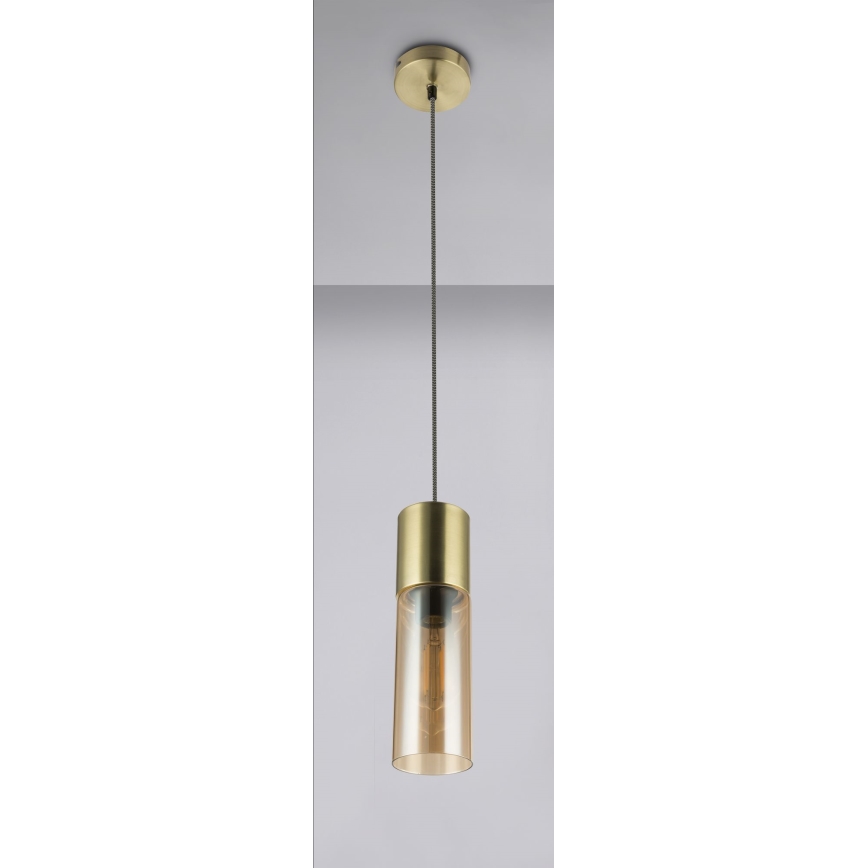 Globo - Luster na sajli 1xE27/25W/230V pr. 10,5 cm mesing