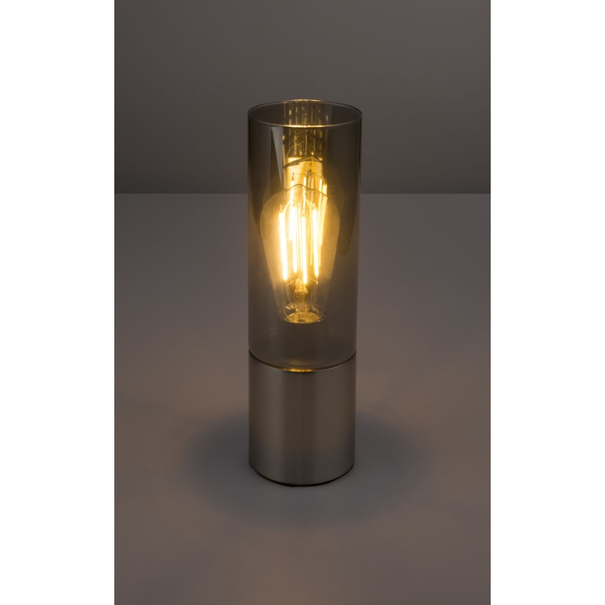 Globo - Stona lampa na dodir 1xE27/25W/230V pr. 9 cm mat krom