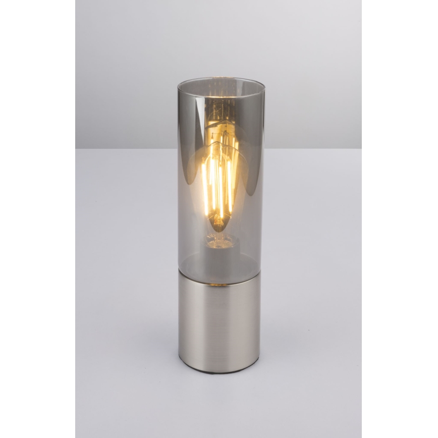 Globo - Stona lampa na dodir 1xE27/25W/230V pr. 9 cm mat krom