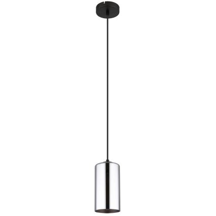 Globo - Luster na sajli 1xE27/25W/230V pr. 11 cm crno