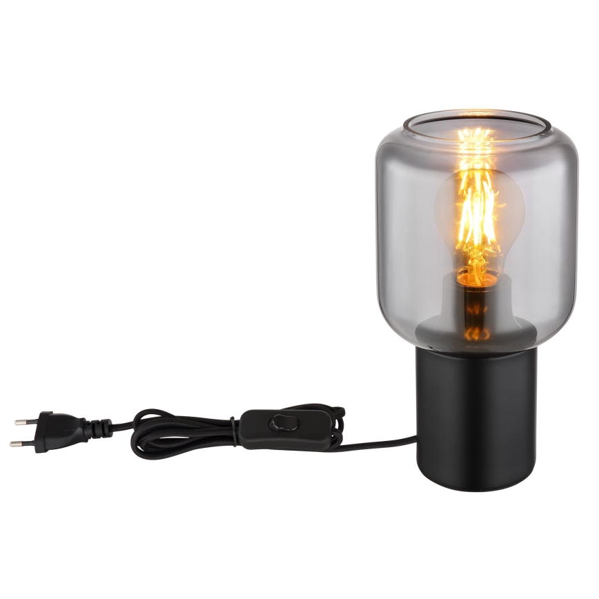 Globo - Stona lampa 1xE27/40W/230V crno