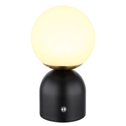 Globo - LED Prigušiva stona lampa na dodir LED/2,5W/3,7V 2700/4000/65000K 1800 mAh USB crno