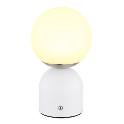 Globo - LED Prigušiva stona lampa na dodir LED/2,5W/3,7V 2700/4000/6500K 1800 mAh USB bela