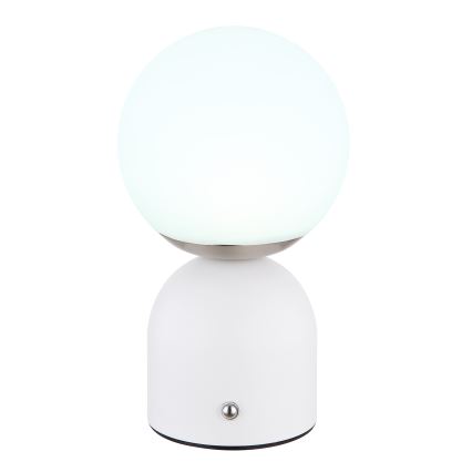 Globo - LED Prigušiva stona lampa na dodir LED/2,5W/3,7V 2700/4000/6500K 1800 mAh USB bela